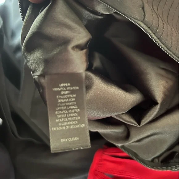 White House Black Market Red and White Dress Size 2 - Picture 9 of 9